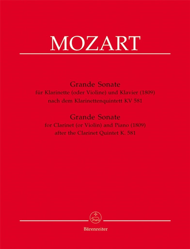 Grande Sonate Nach KV581